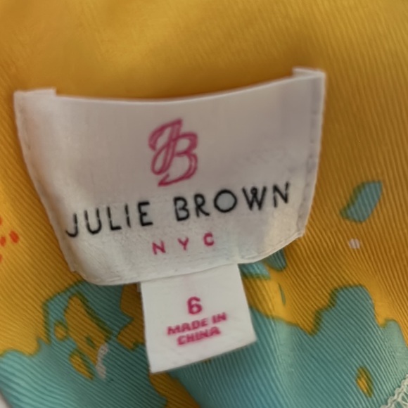 JB by Julie Brown Abstract Print Sleeveless Mini Shift  Slip Dress - 6 - Picture 10 of 13